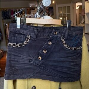 Y2K jeans skirt
